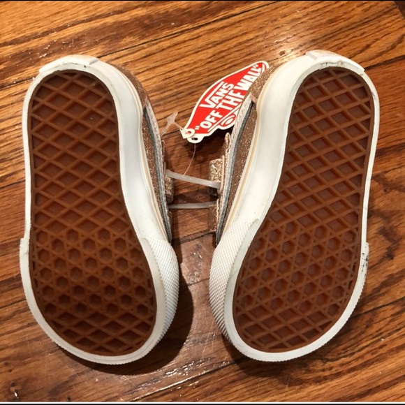 Rose Gold Glitter Vans - Picture 3 of 6